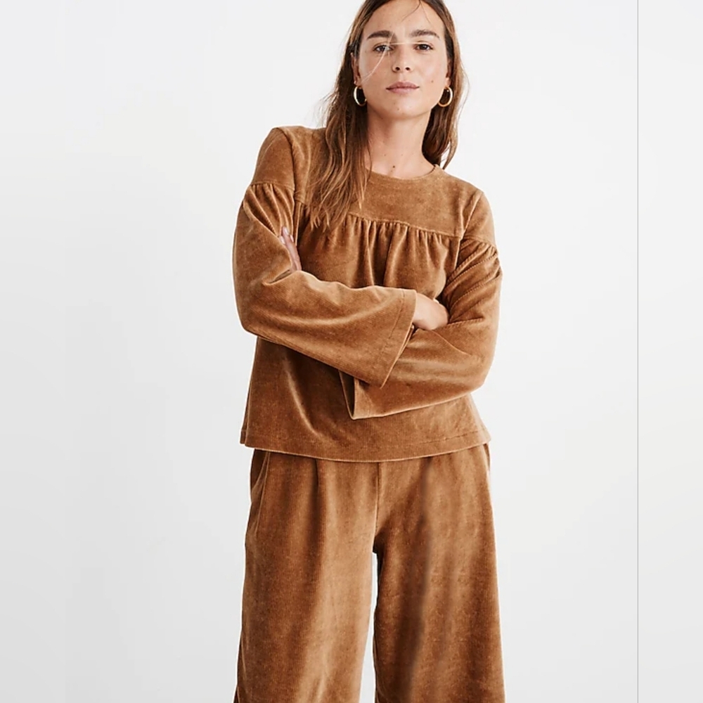Madewell Texture Corduroy Swing Top